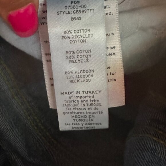 Good American Good Boy Jean Style GB999TFT size 2 / 26 - Picture 6 of 7